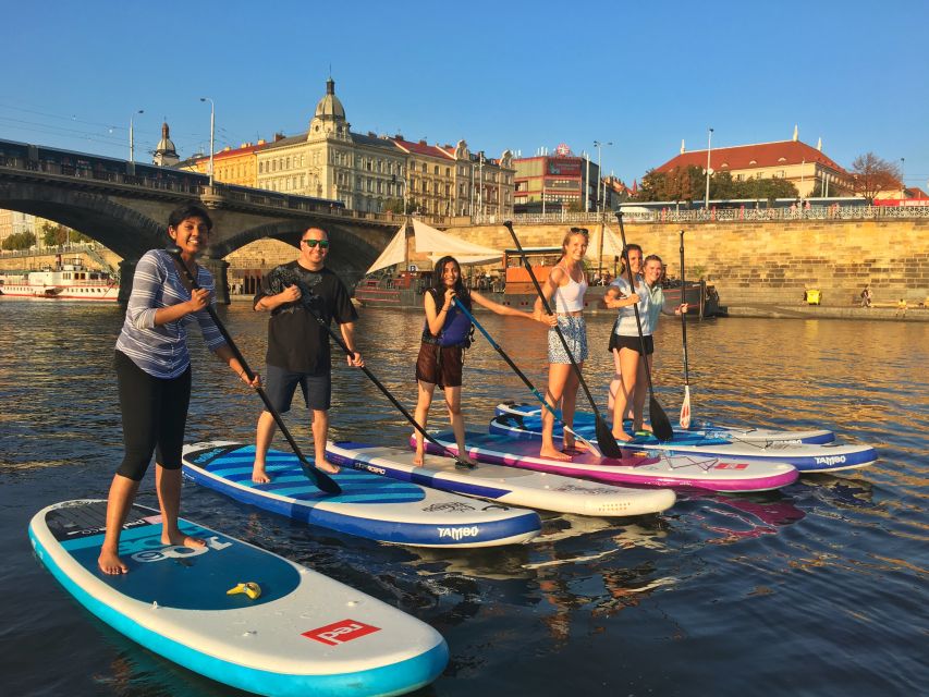 Prague: 2-Hour Paddle Boarding in the City Centre - Getting to Císařská louka
