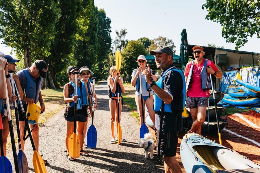 Prague: Vltava River Guided Canoeing Tour - The city sights from the Vltava