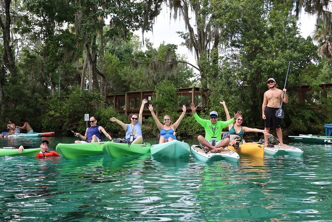 Premium Single Kayak Rental In Crystal River, Florida - Finding the marked swimming area