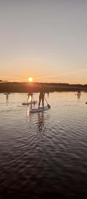 Prerow: Standup paddle sunset tour with picnic - The Beach Picnic and Sunset Finish