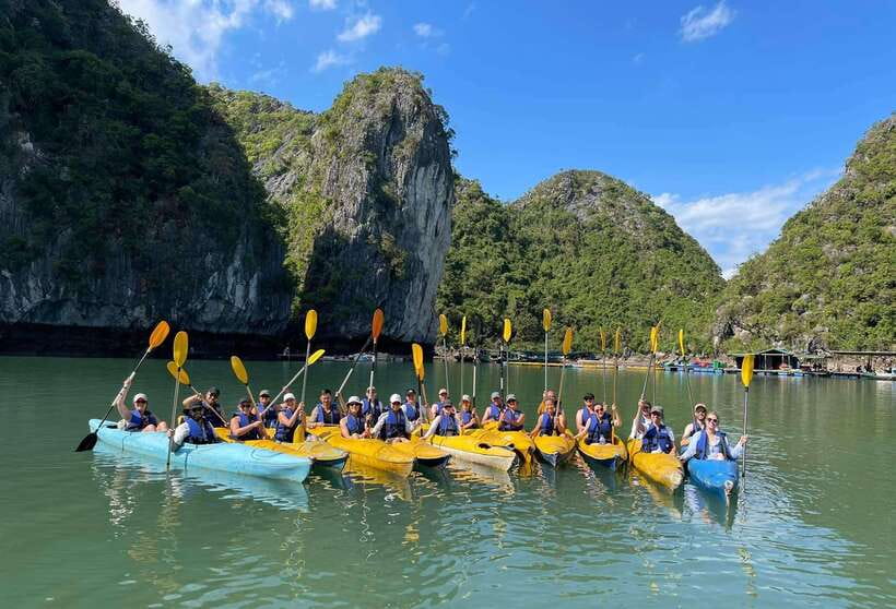 Private boat- Lan Ha Bay Half Day Tour with kayaking - Kayaking into quieter corners