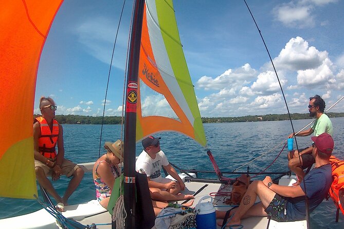 Private Eco-Tour on a Recreational Catamaran with Kayaks Included - Why a small catamaran suits Bacalar Lagoon