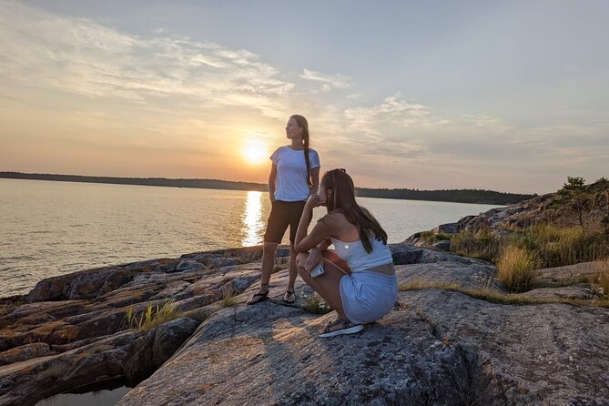PRIVATE Sunset Kayaking in Stockholm Archipelago Nature Reserve - Who will enjoy this most
