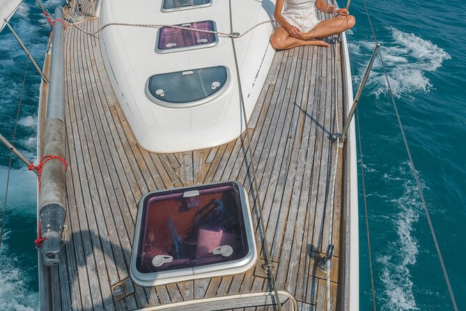 Private tour on a sailboat Swim and stand up paddle Antibes cape - Swimming, snorkeling, and stand-up paddleboarding