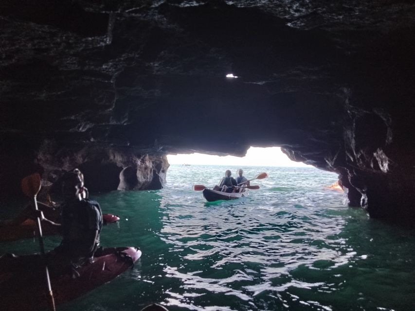 Puerto Mogán: Guided Adventure Kayak Tour in Caves & Snorkel - What the $61 price includes