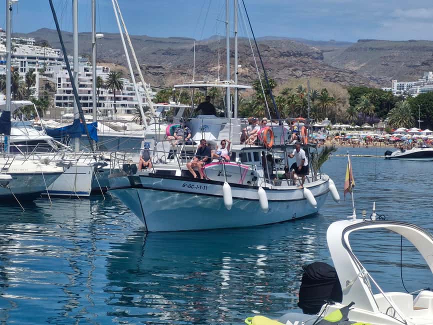 Puerto Rico, Gran Canaria: boat trip, drinks, food, paddle surfing, snorkeling - Crew service and the feel on board