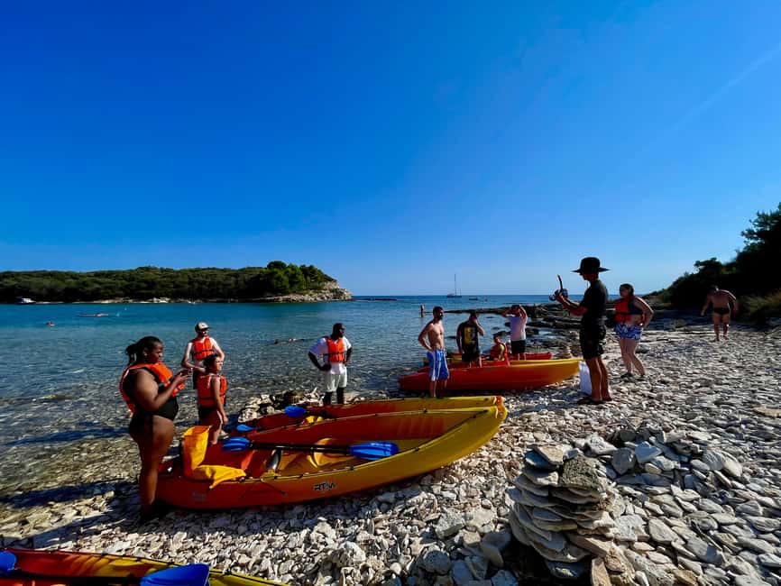 Pula: Cave, Canyon and Island Kayak Tour Snorkel&Explore - Starting at Ambrela Beach