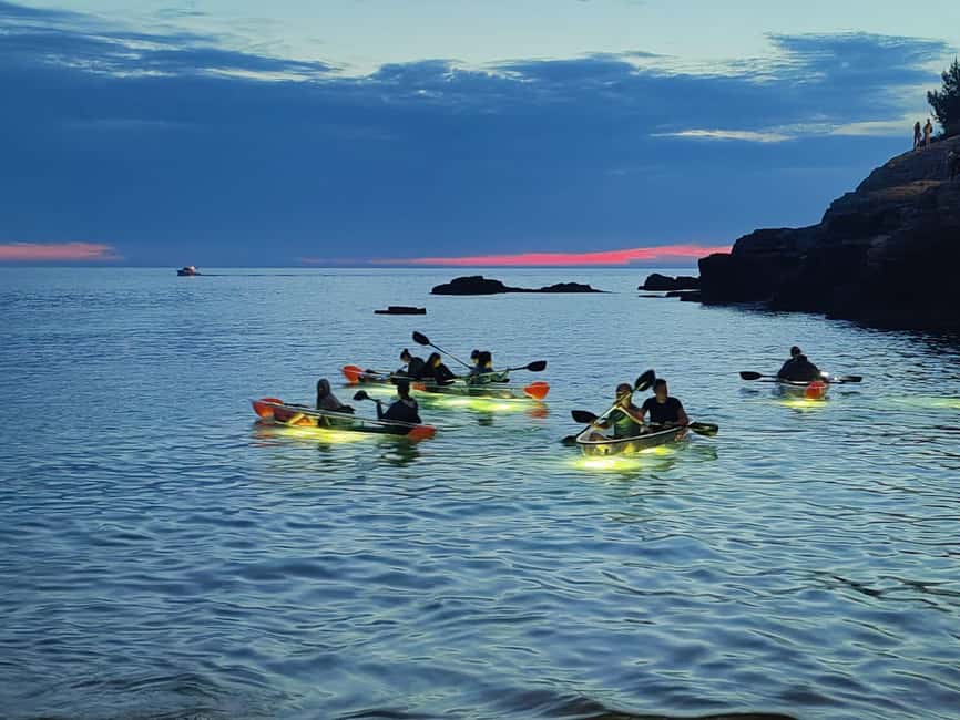 Pula: Cave Sunset/Night Tour in Transparent Kayak - Key points before you book
