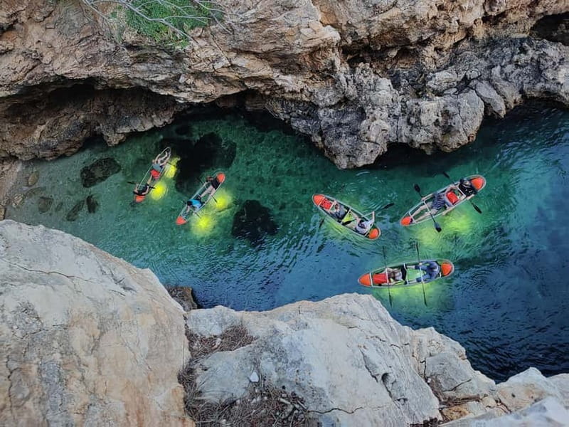 Pula: Cave Sunset/Night Tour in Transparent Kayak - A two-hour paddle from sunset to starlight