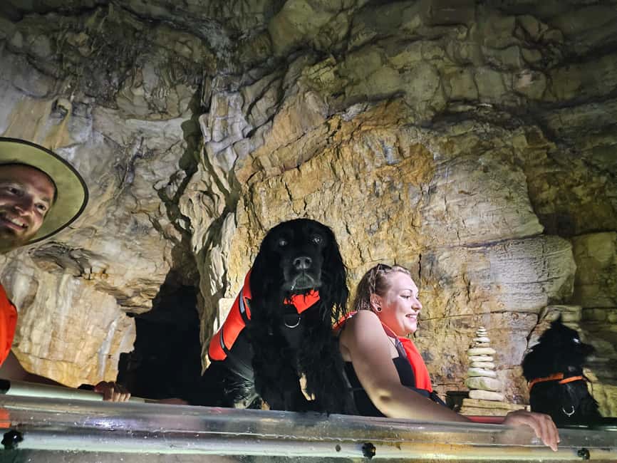 Pula: Cave Sunset/Night Tour in Transparent Kayak - Watching the Adriatic through the lit-up hull