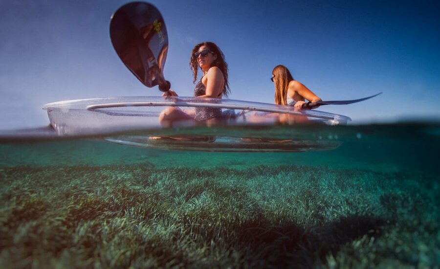 Pula: Clear Kayak Tour to Canyon, Island Cliffs & small Cave - Starting at Histria Beach at 9 am