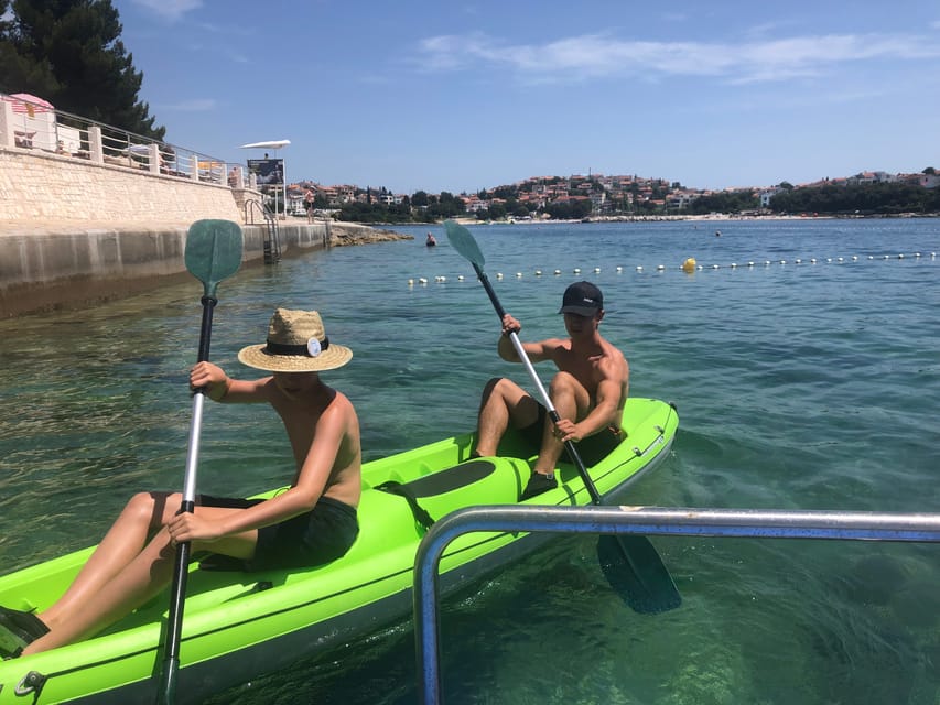 Pula: Kayaking and Snorkeling Self-Guided Tour - Snorkeling in clear Adriatic water