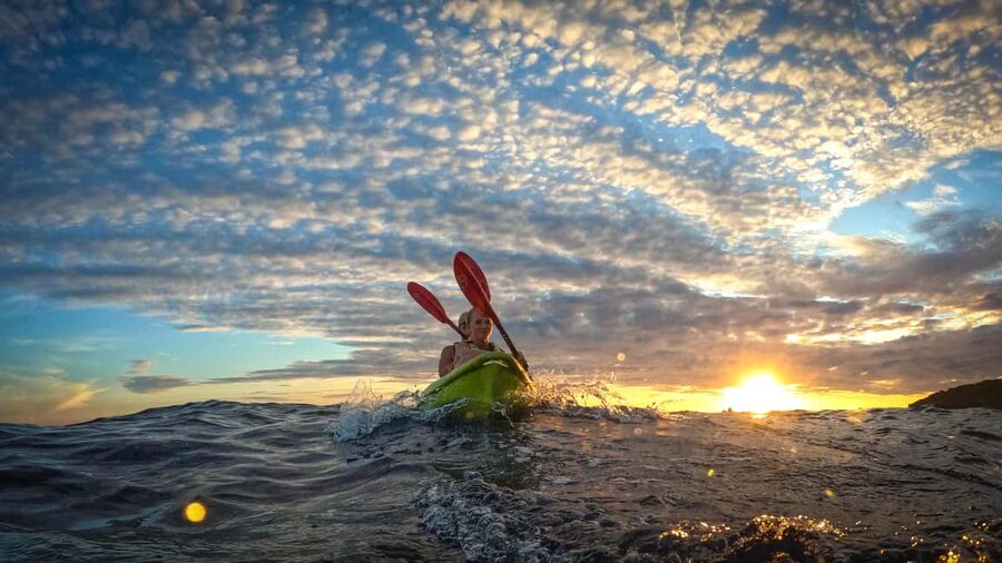 Pula: Kayaking,Snorkeling, Cliff jumping Tour with Wetsuit - Cliff jumping, with no pressure to take the leap