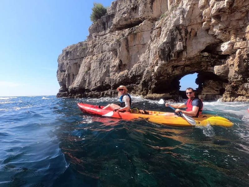 Pula: Sea Adventure – Boat, Kayak, Snorkeling & Cliff Jumps - Cliff jumping is optional, not the whole point