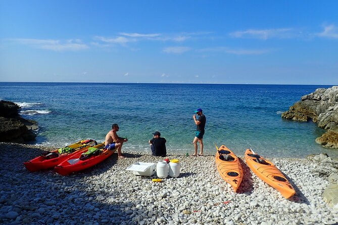 Pula: Sunset Adventure – Boat, Kayak, Snorkeling & Sunset - Snorkeling in clear water around the peninsula