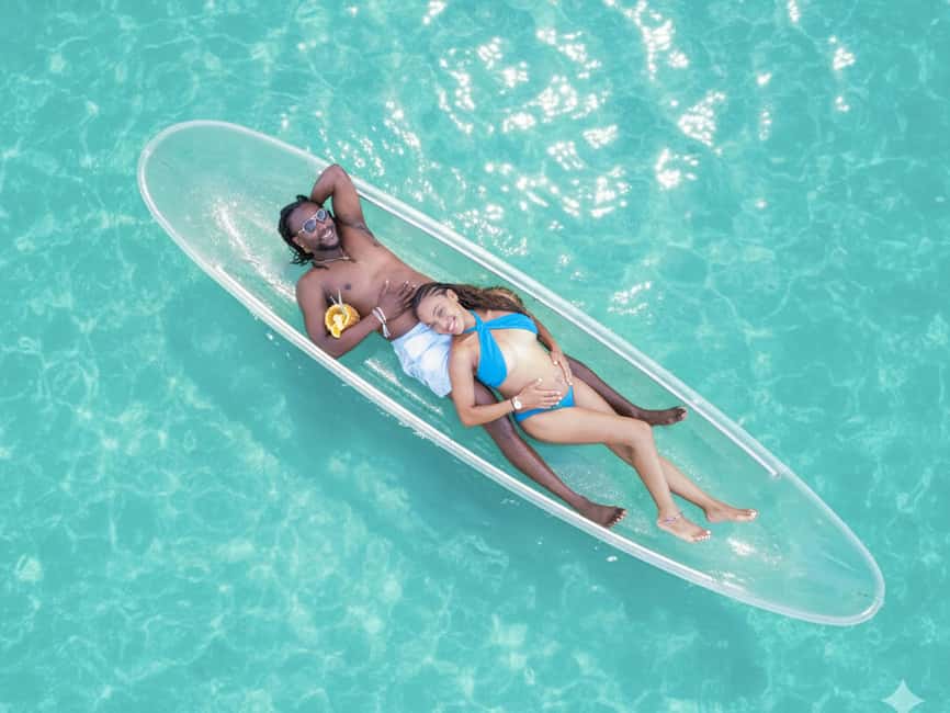 Punta Cana: Single Clear Kayak Photoshoot - A one-hour schedule that favors posing over paddling