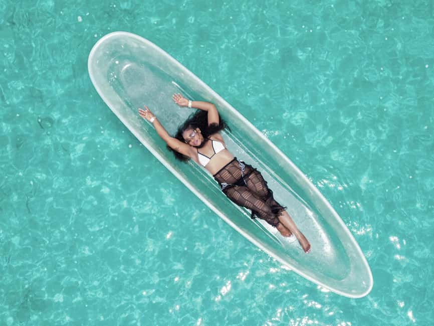 Punta Cana: Single Clear Kayak Photoshoot - Who will enjoy this most