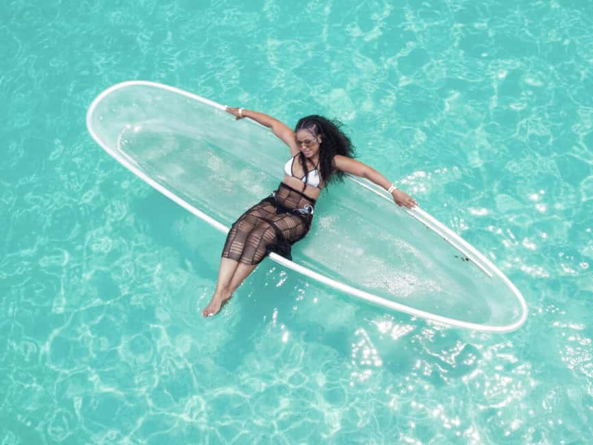 Punta Cana: Single Clear Kayak Photoshoot - How the drone photoshoot works