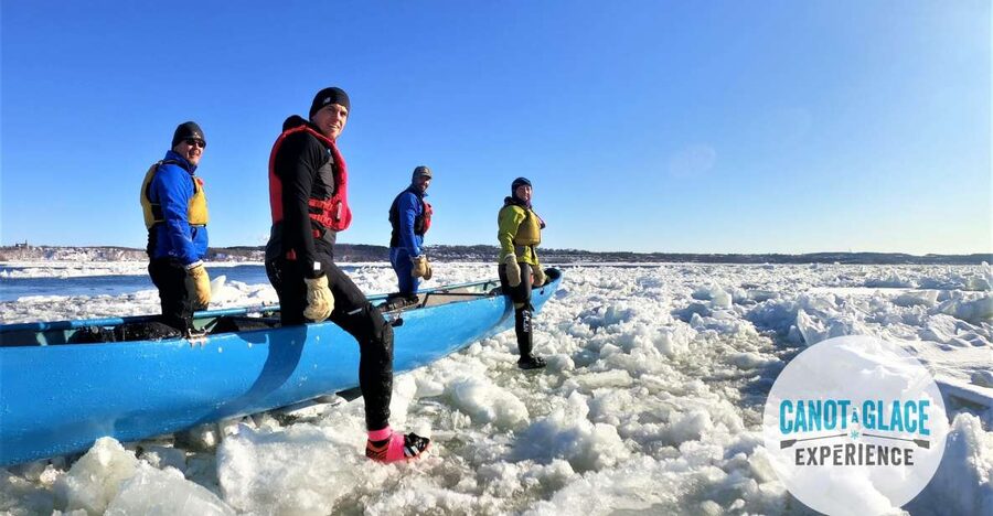 Quebec City: Ice Canoeing with Hot Chocolate & Sauna - The 90-Minute River Route