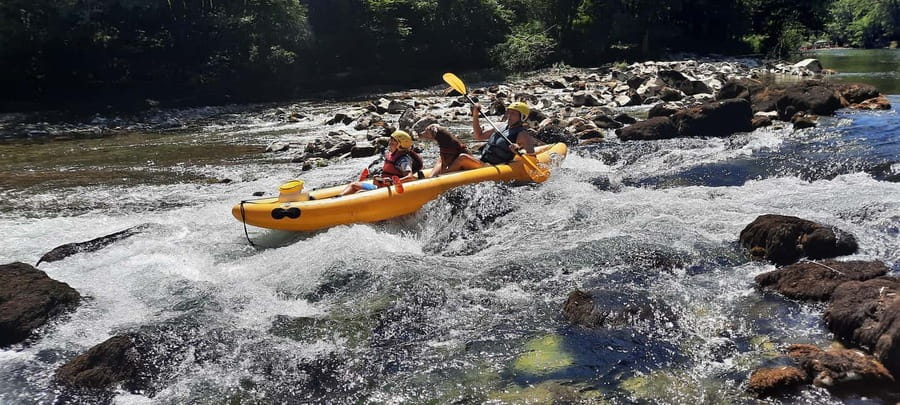 Rafting/Kayaking adventure river Kupa - Is it suitable for children and beginners?