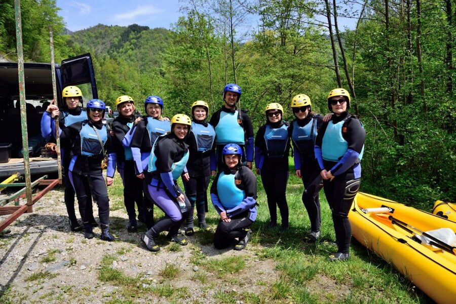 Rafting/Kayaking adventure river Kupa - The 15-minute ride to the river