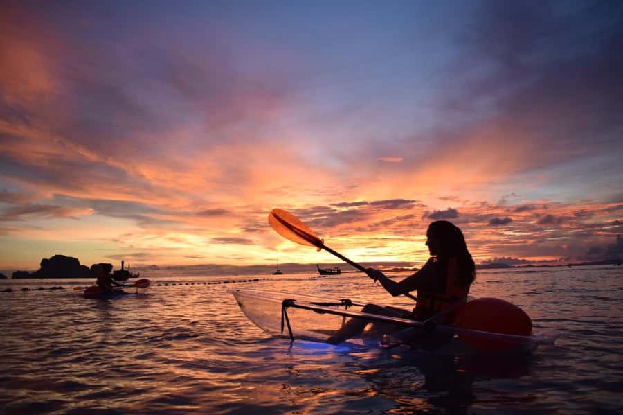 Railay: Illuminated Clear Kayak Night Tour Bioluminescence - The real value of $73 for two hours