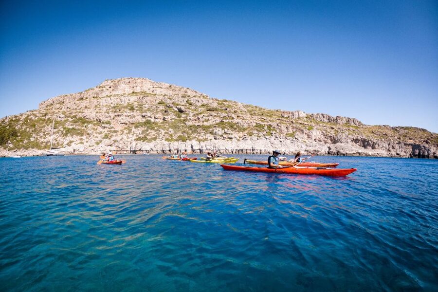 Rhodes: 2-Day Sea Kayaking and Hiking Combo Activity - The mountain route from Salakos