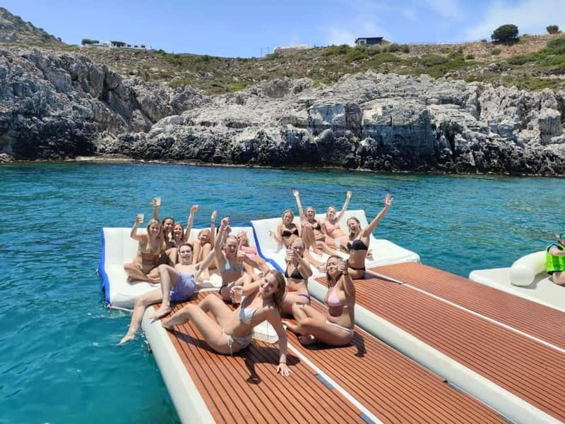 Rhodes: Gulet Trip with Food, Drinks, SUP, Kayak & Swimming - Kallithea Springs and the final swim