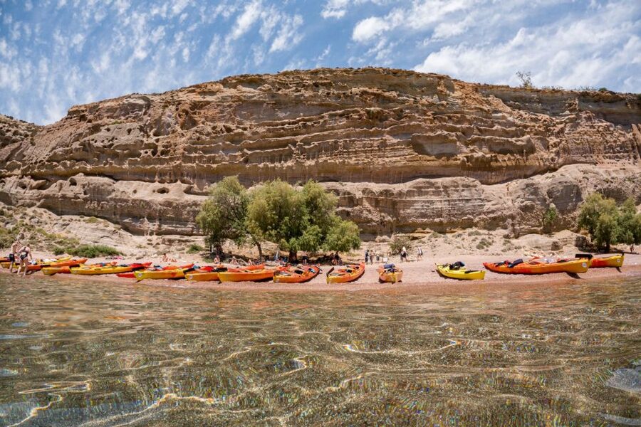 Rhodes: Sea Kayak Adventure to the Red Sand Beach - What the $100 price includes