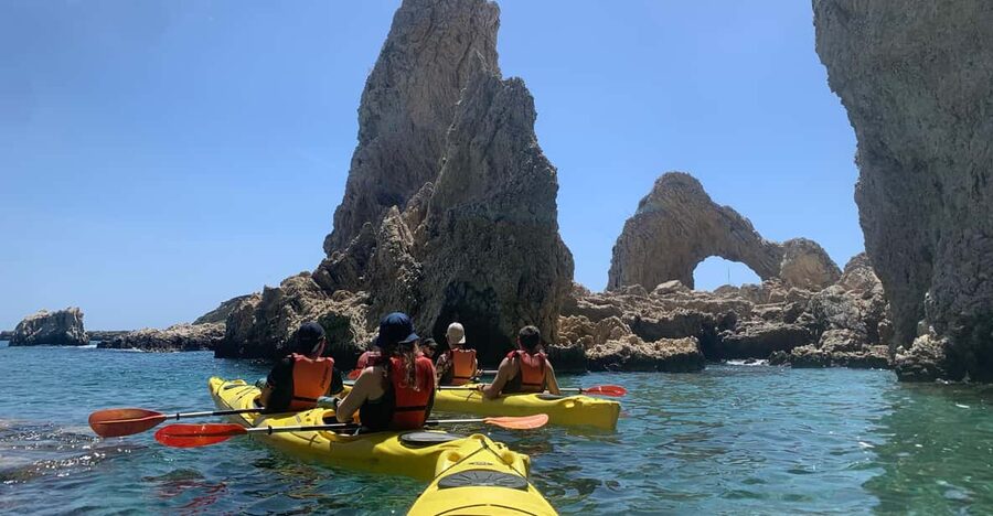Rhodes Sea Kayaking “In the Footsteps of Pirates” - Turning south beside Haraki Castle
