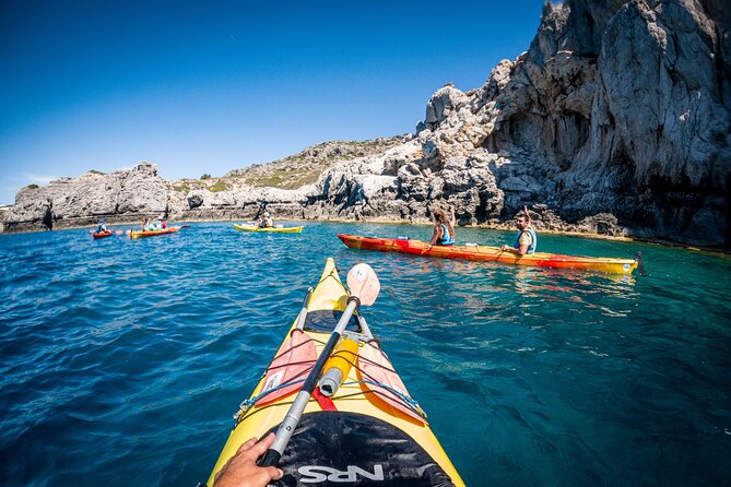 Rhodes Sea Kayaking Tour - Anthony Quinn Bay, the first big payoff
