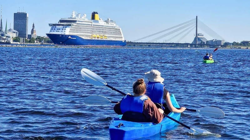 Riga: Kayak Rental in the City Center - Starting with Riga Canal views