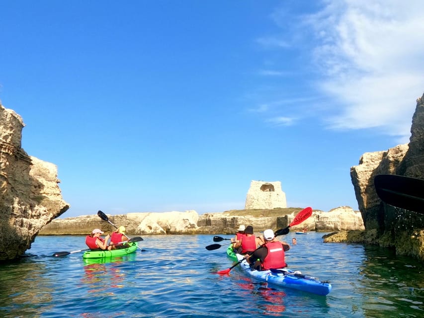 Roca Vecchia: Kayak and Canoe Tour to La Grotta della Poesia - Exploring the caves once linked with pirates