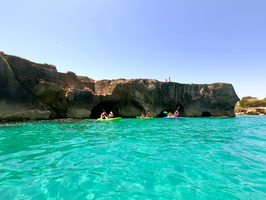 Roca Vecchia: Kayak and Canoe Tour to La Grotta della Poesia - The archaeological area adds more than scenery