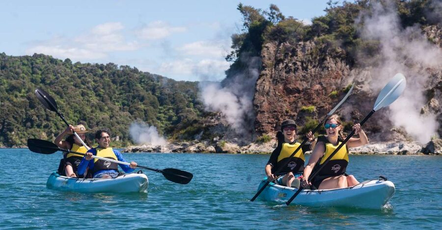 Rotorua: Waimangu Valley Walk and Steaming Cliffs Kayak Tour - Key points to know before you book