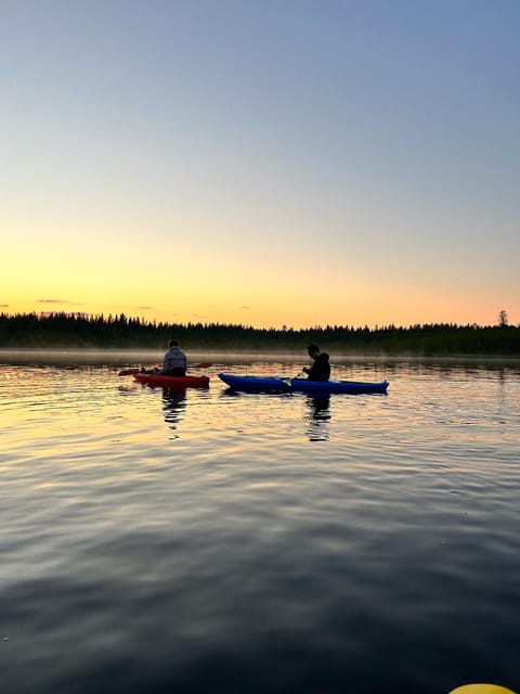 Rovaniemi: Guided Wilderness Kayaking Adventure - Sunset, moonlight, and possible Northern Lights
