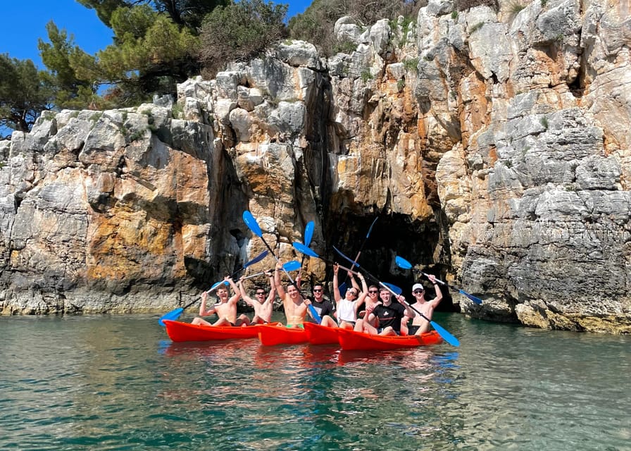 Rovinj:BUBA KAYAK TOURS:snorkeling,jumping,FREEdrinks&photos - What is included for $47