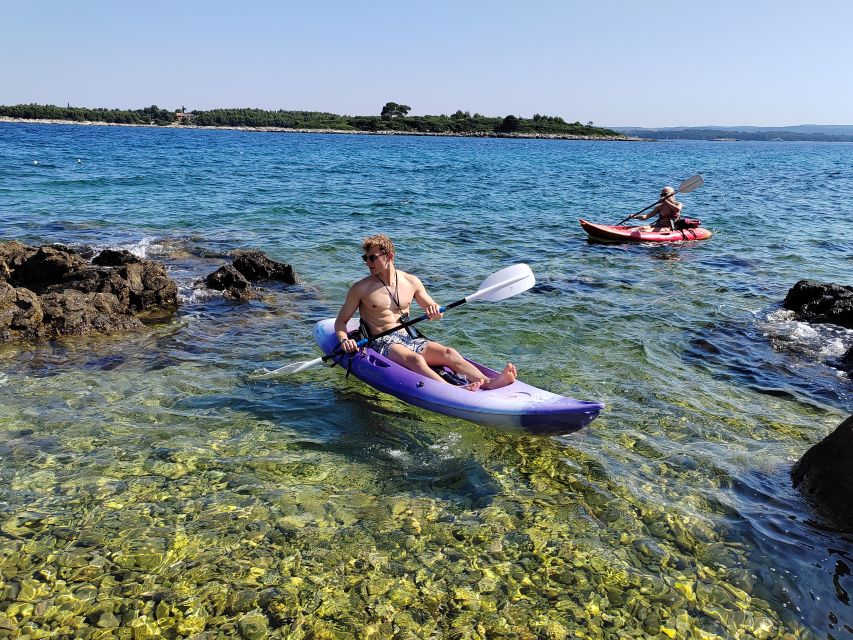 Rovinj: Golden Cape Desert Islands Kayak & Snorkeling Tour - Key points to know before you book