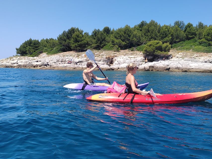 Rovinj: Golden Cape Desert Islands Kayak & Snorkeling Tour - What the $51 price includes