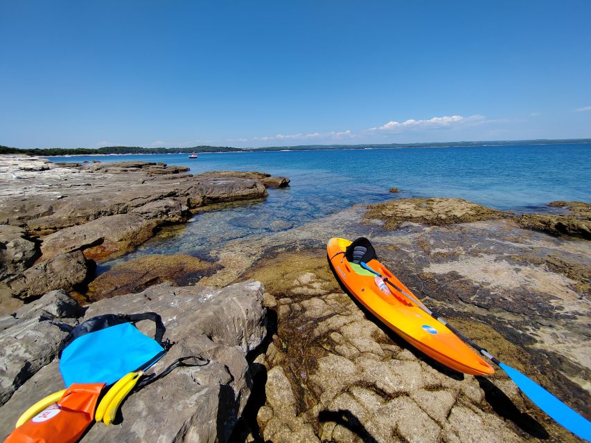 Rovinj: Golden Cape Desert Islands Kayak & Snorkeling Tour - How demanding is the four-hour route?