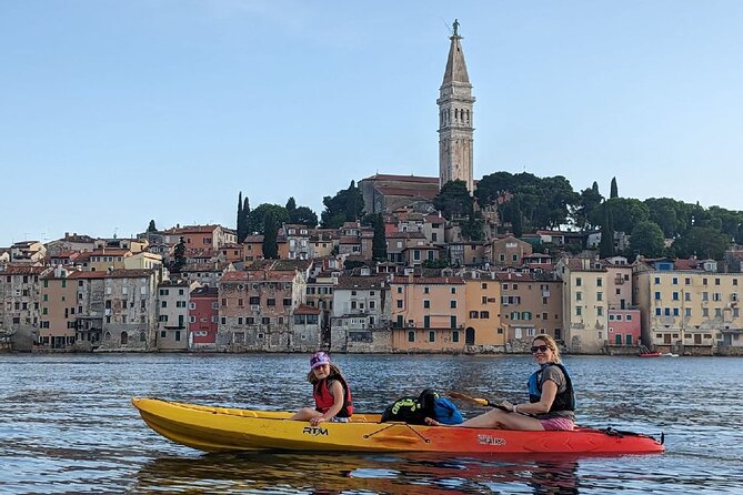 Rovinj Sunset kayaking tour - The paddle to Figarola and the open Adriatic