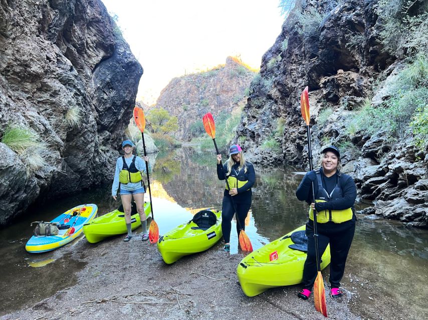 Saguaro Lake: Guided Kayaking Tour - Clothing and equipment that will make the day better