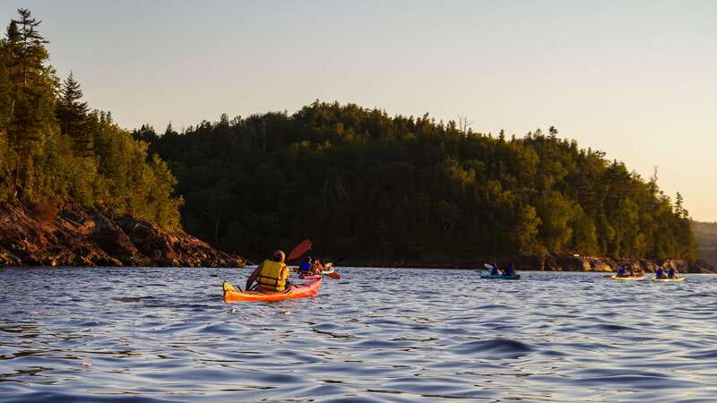 Saint John River: River Relics Kayak Tour - The old lime quarry and Saint John industry