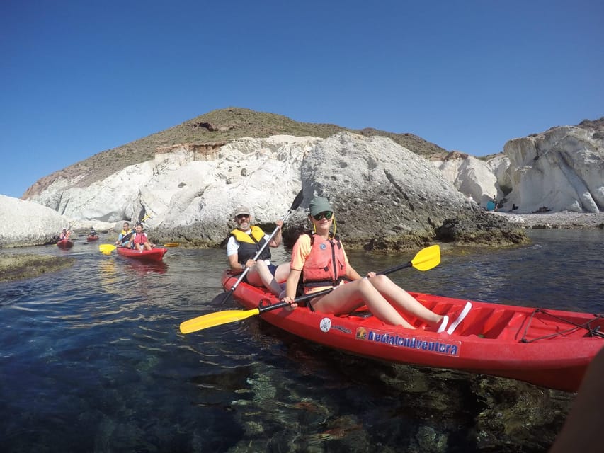 San José: Cabo de Gata Natural Park Kayak and Snorkel Tour - What the $41 price includes