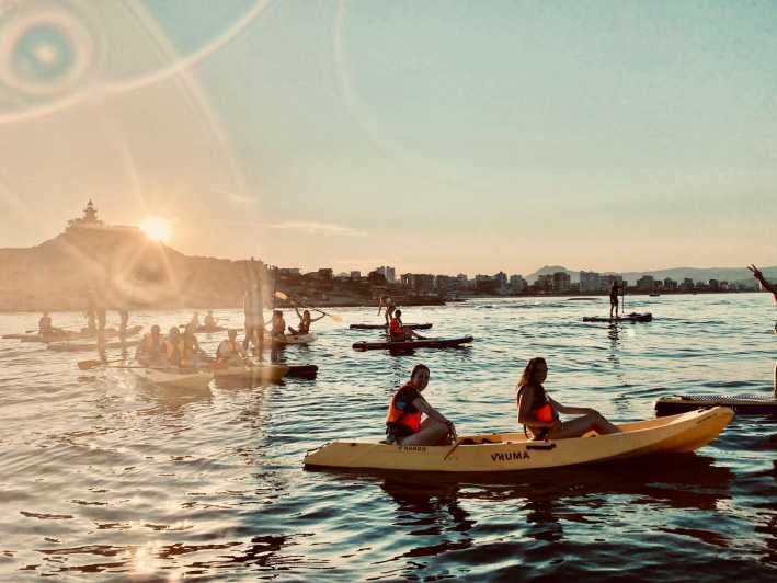 San Juan Beach: Double Kayak rental 2 Hours +Snack and Drink - Getting set up with Blue Valley Adventures
