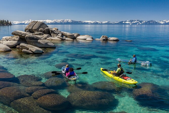 Sand Harbor Clear Kayak Tour of Lake Tahoe - Who will enjoy this most?