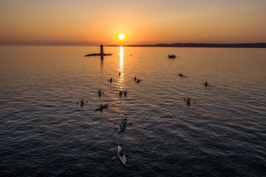 Sant'Antioco Island: Sea Kayak Tour - Starting at Maladroxia for a water-level view