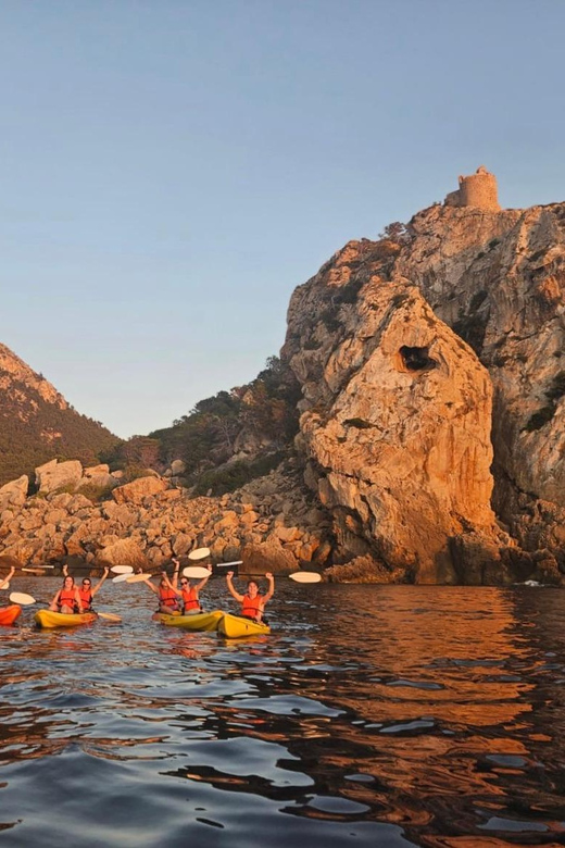 Sant Elm: Guided Kayak Sunset Tour with Picnic in a Cove - Who should book this outing