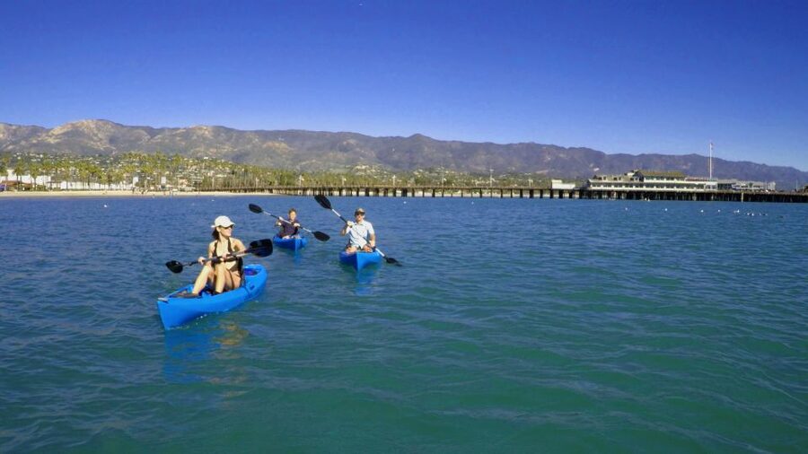 Santa Barbara: 1.5-Hour Harbor Kayak Tour - Following the Harbor Walk for a closer waterfront view