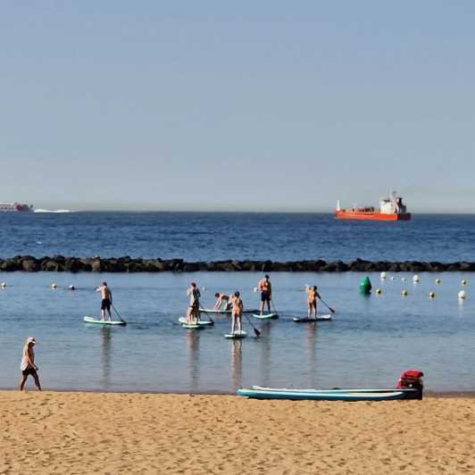 Santa Cruz de Tenerife: Las Teresitas Stand Up Paddle Course - Meeting at Teresitas Paddle Board